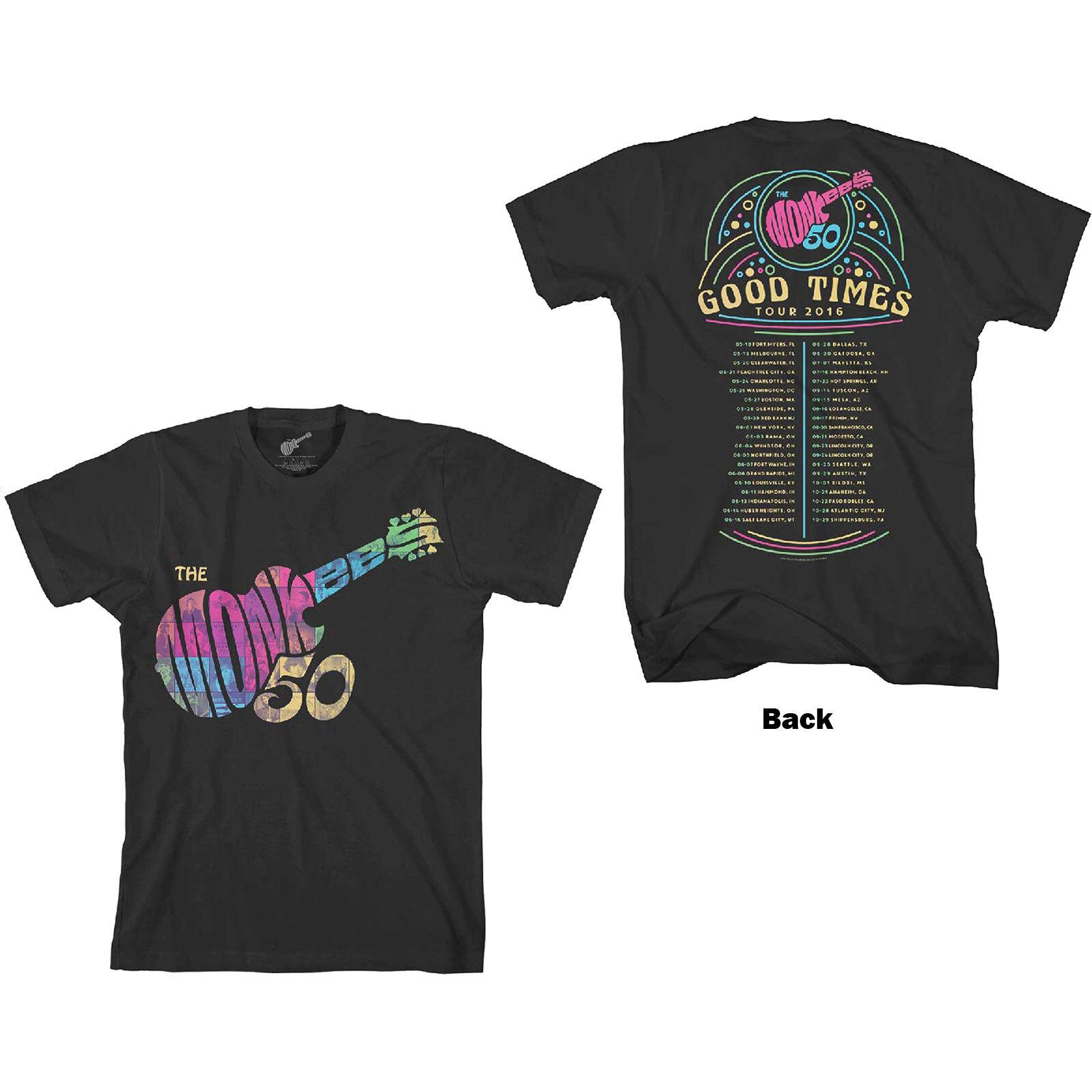 

The Monkees Unisex T-Shirt: Guitar Discography (Back Print) 5XL різнокольоровий