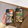 Japan T-Tokidokis Phone Case Wireless Charging PC+TPU For iPhone 11 12 13 14 15 16 17 Pro Max Plus case