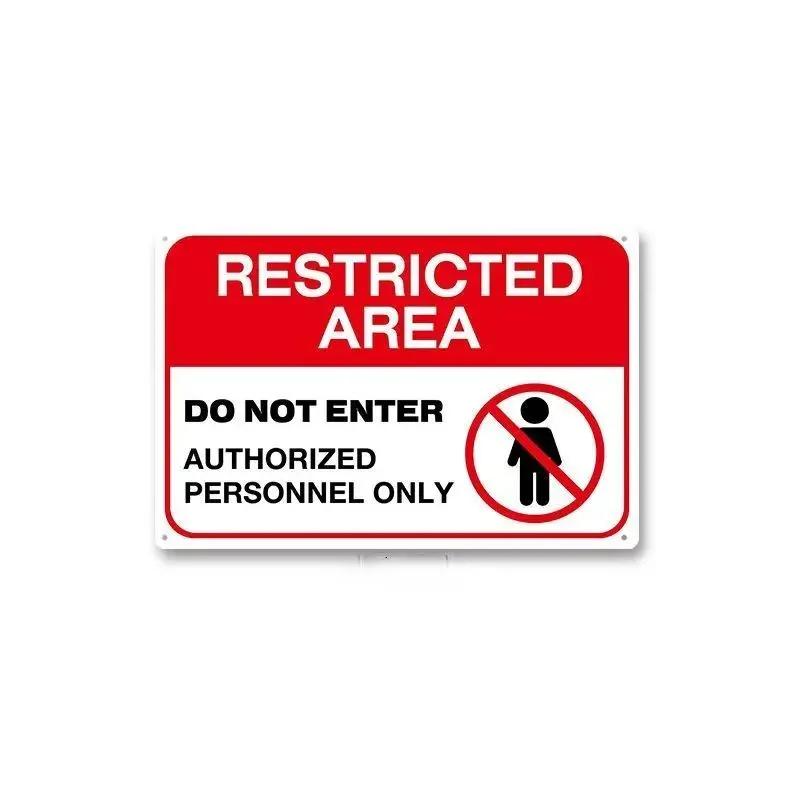 Tin Sign No Trespassing Warning Sign 24 Hour Video Surveillance Metal Board Poster Bar Home Decor Plate Warn Signs Wall Plaques