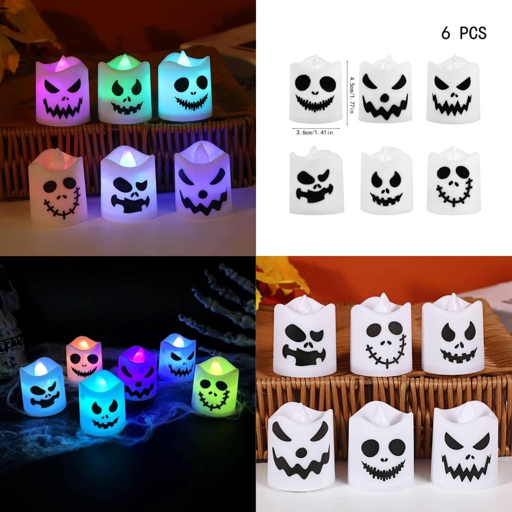 Halloween Ghost Led Candle Light For Haunted House Party Decor