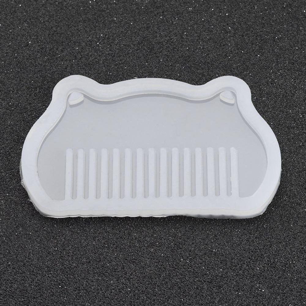 4PCS Silicone Comb Silicone Mould Comb Shape Translucent Resin Mould Multiple Sizes DIY Silicone Mould Art Making