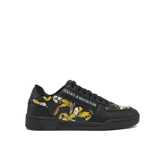 Мужские кроссовки Versace Jeans Couture 78ya3sd4 чёрные