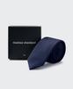 MUSINSA STANDARD Silk Narrow Solid Tie [Navy]