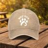 Wolf Pack Paw Print Baseball Cap Unisex Duckbill Hat for Outdoor Sports Fitness Travel