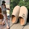 Mode Heiße Verkäufe 2025Neue Damenschuhe Damen Zehen-Slipper Wildleder Clogs Damen Sandalen Retro Mode Garten Clog Pantolette