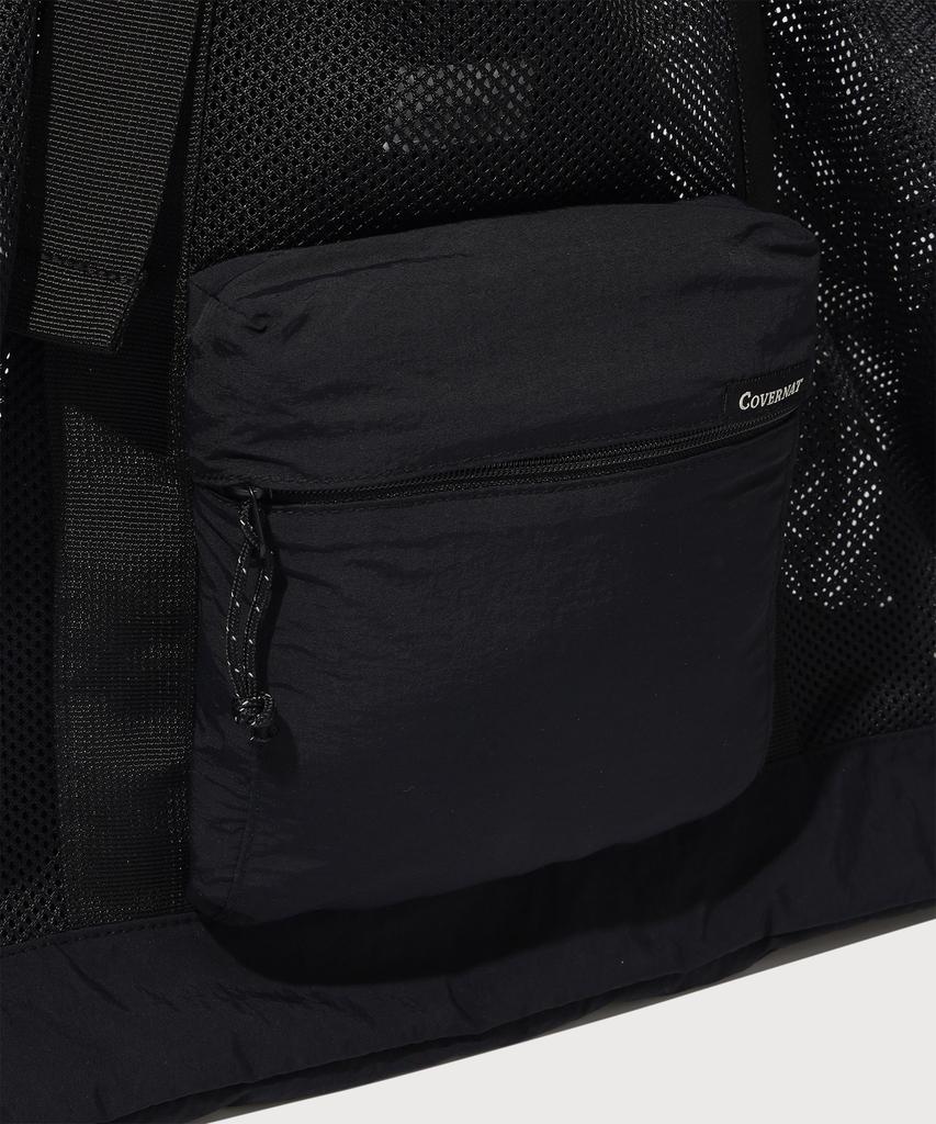 Covernat Mesh String Shoulder Bag Black