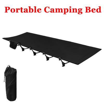 Outdoor Camping Camping Cots Portable Ultralight Folding Bed Travel Camp Bed Sleeping Pad Mat Cot Mattress Cover for Hiking Fishing Picnic Hiking Cot