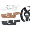 Women'S Belt Trendy Jacket Belt Women'S Simple Bare Waist Imitation Leather Decorative Belt