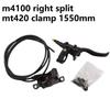 Shimano Split Brake M4100 right split  MT420 clamp 1550mm  1600mm 1650mm 1700mm Hydraulic Disc Brake Caliper With Resin Pads MTB