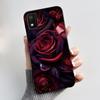 Case For Itel A17 Bumper Soft Silicone Jelly Black Case Trendy Style Painted Pattern Funny Milk Tea Rabbit Shockproof Cover