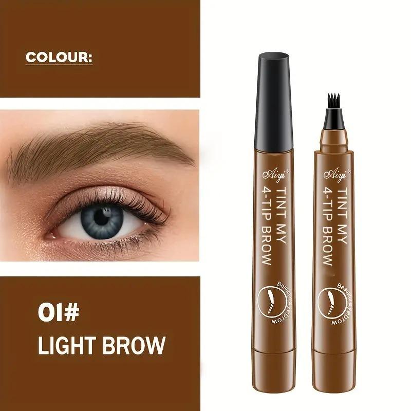 

Ultra Fine Eyebrow Pencil with Waterproof and Sweat Resistant Natural 3D Wild Eyebrow Effect, Realistic Lines Without Smudging 1PCS