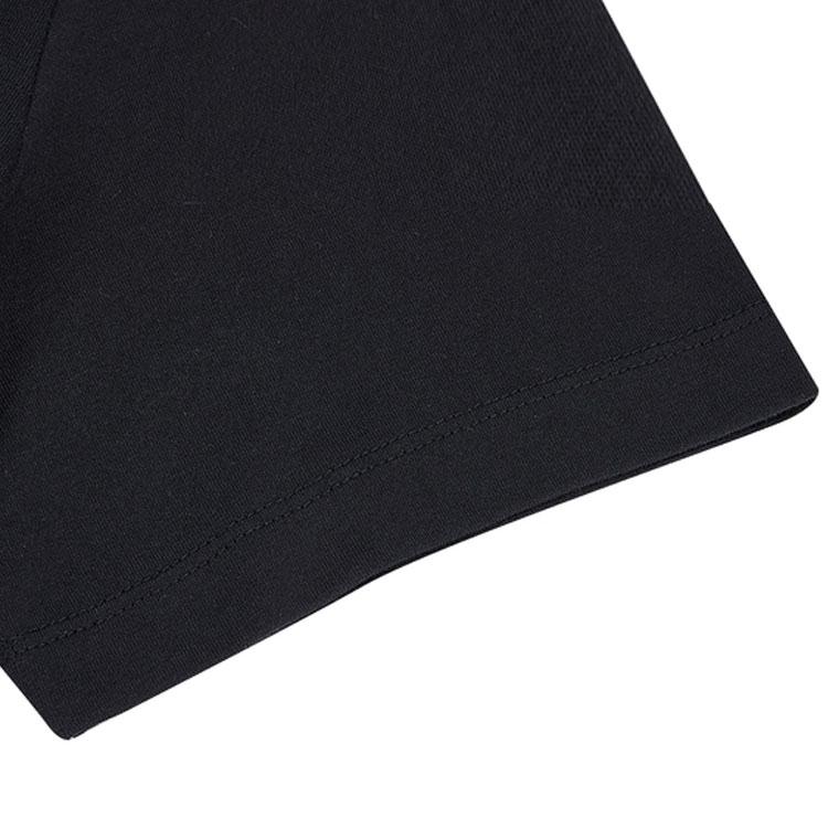 Jordan Alphabet Logo Print Vintage American Sports Casual Round Neck Short Sleeve T-Shirt Men Tops Black FB7366-010