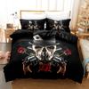CalifKing 260x240 Skull Bedding Set Adults Winter Duvet Cover Set Kids,twin Full Queen King Bedroom  Housse De Couette Dropship