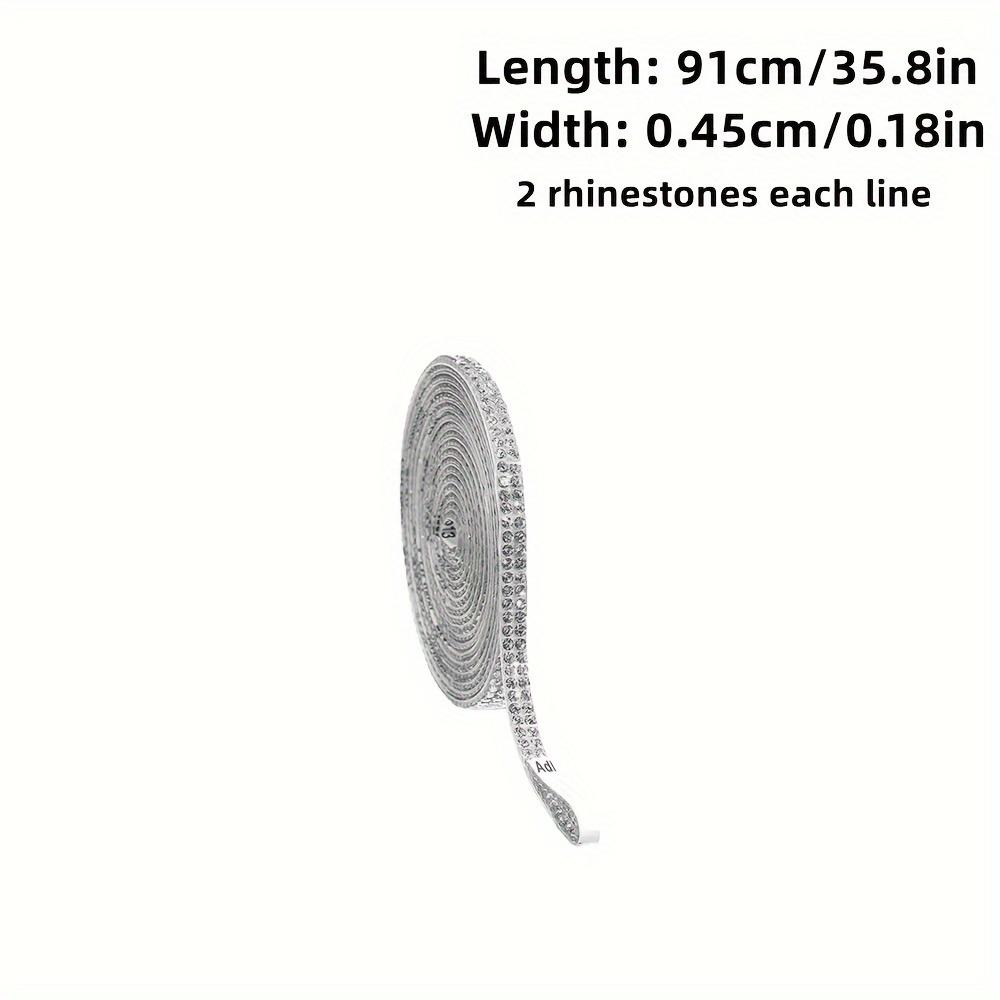 Samoprzylepna taśma z błyszczących pasków z cyrkonii, taśma do ręcznie robionej biżuterii DIY, odpowiednia na przyjęcia weselne, dekoracja szkła samochodowego/telefonicznego