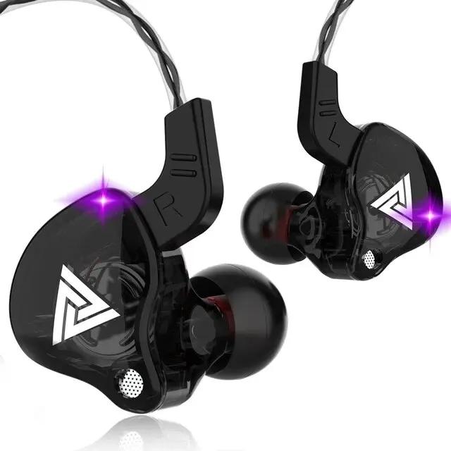 QKZ Ak6 Dynamic Earphones HIFI Heavy Bass Earbuds In Ear Monitor Sport Noise Cancelling Headset Stereo Gaming Headphone with Mic