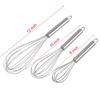 8" 10" 12" Egg Whisk Stainless Steel Egg Whisk Kitchen Wire Balloon Whisk Milk Egg Beater Egg Mixing Mixer Tools