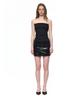 TOOMUCHTAX Smoked Tube Top Black