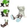 Stunning Black White Gray Kaws Companion Pen Holder Ornament Figure For Kids Fans
