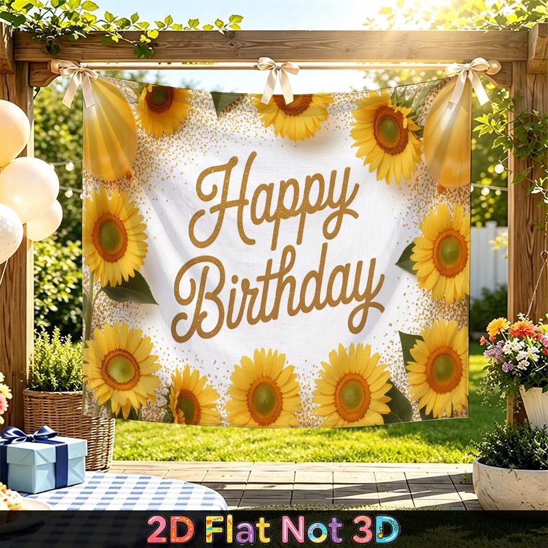 Party Backdrop Happy Birthday Birthday Photo Booth Background Front Door Decor