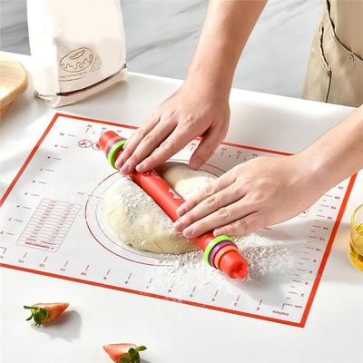 Silicone Baking Mat, Non-Slip Pastry Mat With Rolling Out Dough, Making Pie Fondant, With Measuring Function