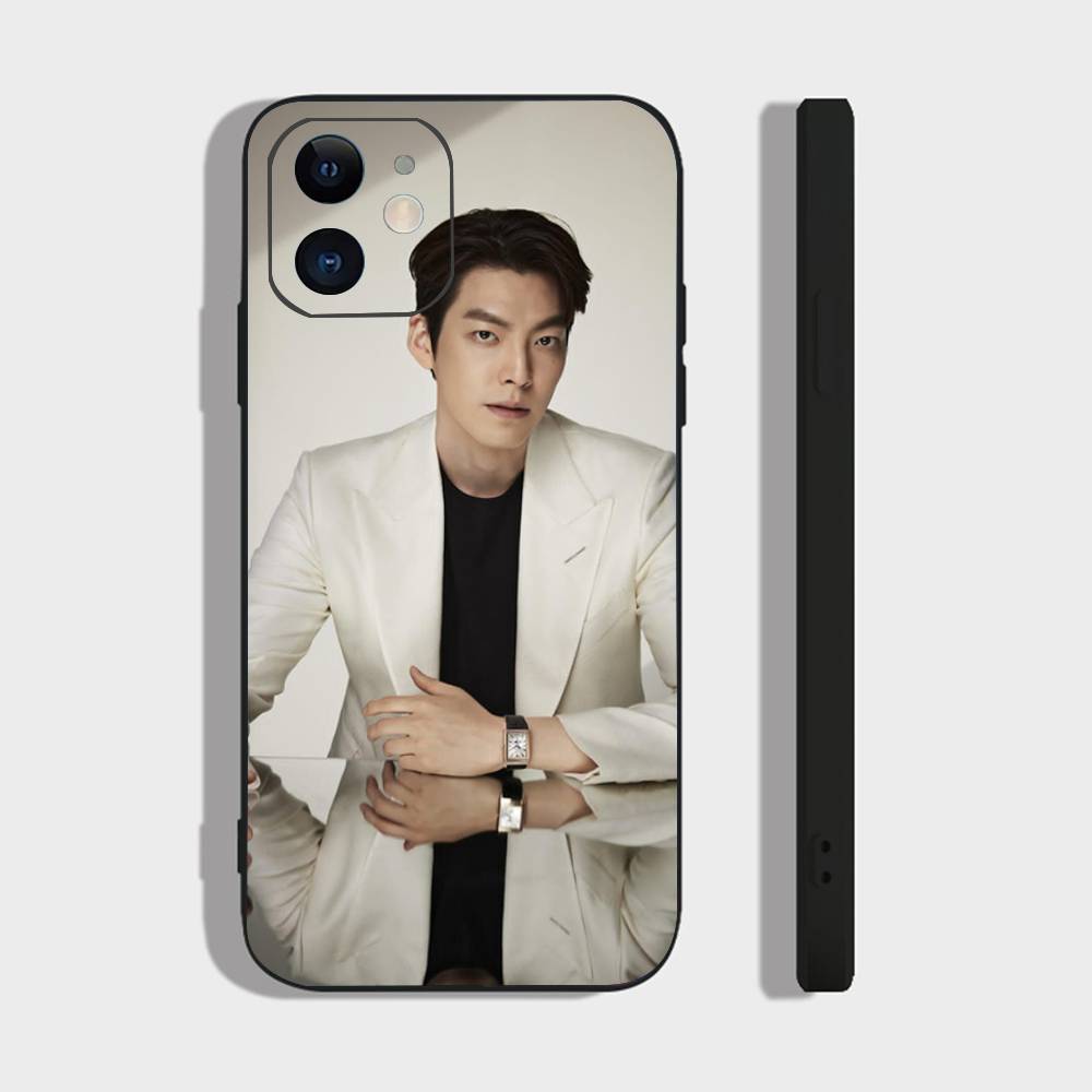 

Korean Celebrity K-Kim Woo Bin Phone Case For IPhone 17 Air 16 15 14 13 Pro Max 11 12 Black Silicone Cover IPHONE 16