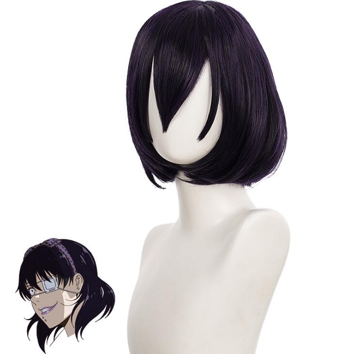 

Короткий парик аниме Kakegurui Икишима Мидари косплей костюм термостойкие синтетические волосы женские парики Short чёрный