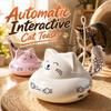 Universal Wheels Electric Cat Teaser Rechargeable Interactive Cat Toy New Automatic Cat Toy  Indoor
