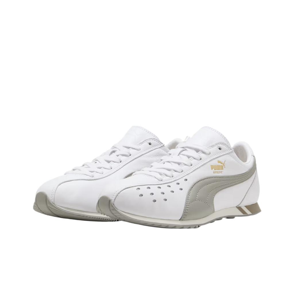 Puma Sprint Leather Minimaliste Comode Monocolore Lifestyle Scarpe Casual Sneaker Unisex 402960-07