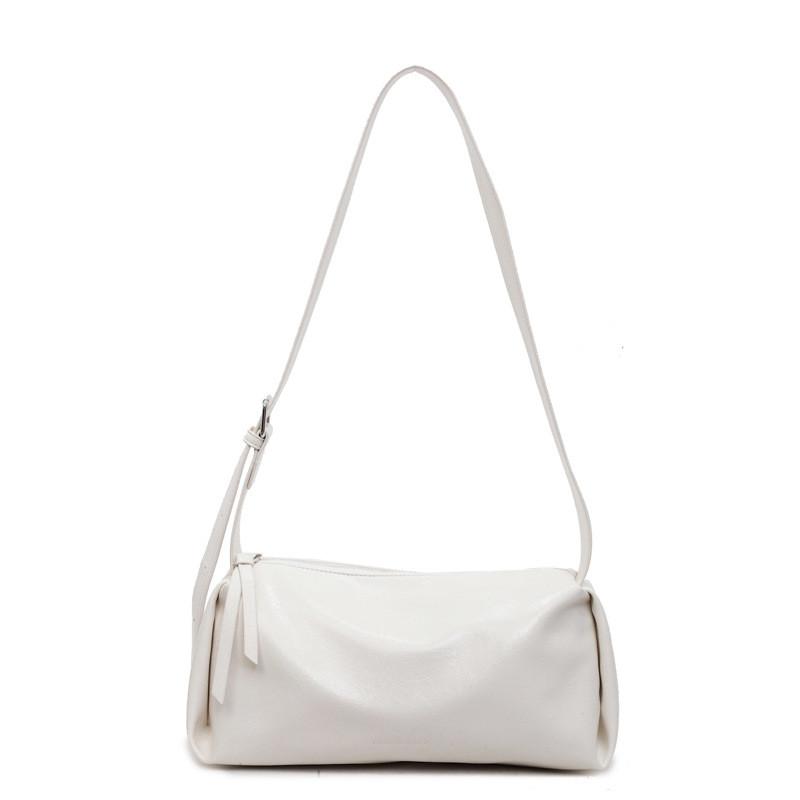 Color Solid Simple Large Capacity Women Casual Shoulder Bag For Daily Use