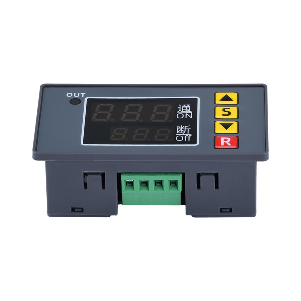 T3231 AC 110V 220V DC 12V Dijital Zaman Gecikmeli Röle LED Ekran Döngü Zamanlayıcı Kontrol Anahtarı Ayarlanabilir Zamanlama Zaman Gecikmeli Anahtar