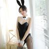 Sexy Bunny Girl Cosplay Leotard Style Bodycon Faux Leather High Leg Style Bunny Ear Headband Included Lingerie Style Outfit Fancy Dress Bold Cute