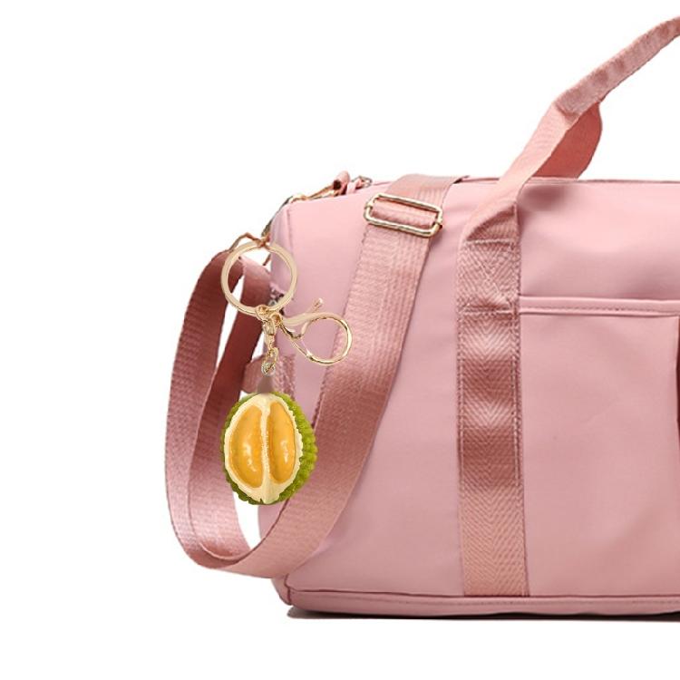 Chic Durian Fruit Keyring Simulated Durian Keychain for Fashion Enthusiasts