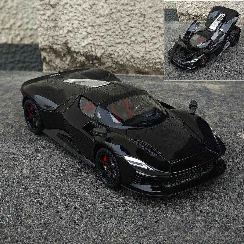 1:22 Daytona Sp3 Supercar Legierung Auto Die-Cast & Spielzeugfahrzeuge Metall Spielzeugauto Modell Sound Licht Sammlung Kinderspielzeug