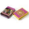 Das Orakel-Tarot-Deck „The Romance Angels“ in einer Blechdose mit vergoldetem Rand für die Wahrsagespielkarte