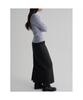 8SECONDS Belted H-Line Long Skirt Ash