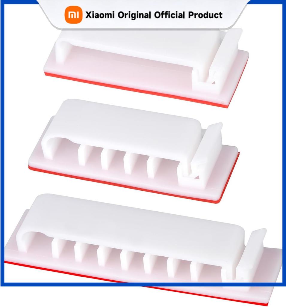 Xiaomi Multipurpose Holes Cable Organizer Clips Wire Winder Cord Management USB Charger Holder For Mouse Keyboard Car Protector Manager