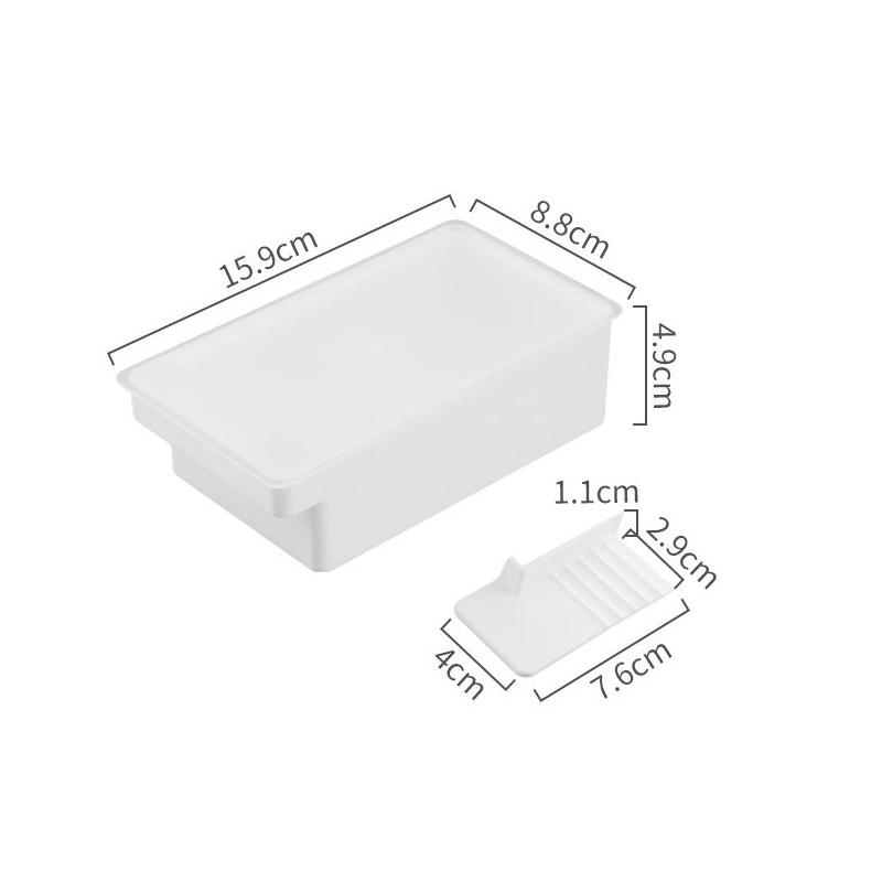 Butter Dish With Cover Butter Fresh-Keeping Box With Cutter Slicer Countertop Butter Box For Refrigerator Storage Home