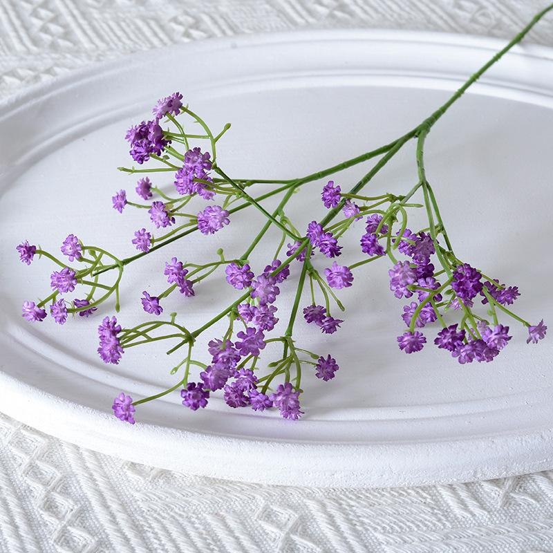 Künstlicher Schleierkraut-Strauß für Hochzeitsdekoration - Weicher Gummi Einzelstiel