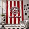 Wall Hanging Tapestry With Custom Name & Text, Sheffield United FC Decorative Tapestry For Bedroom