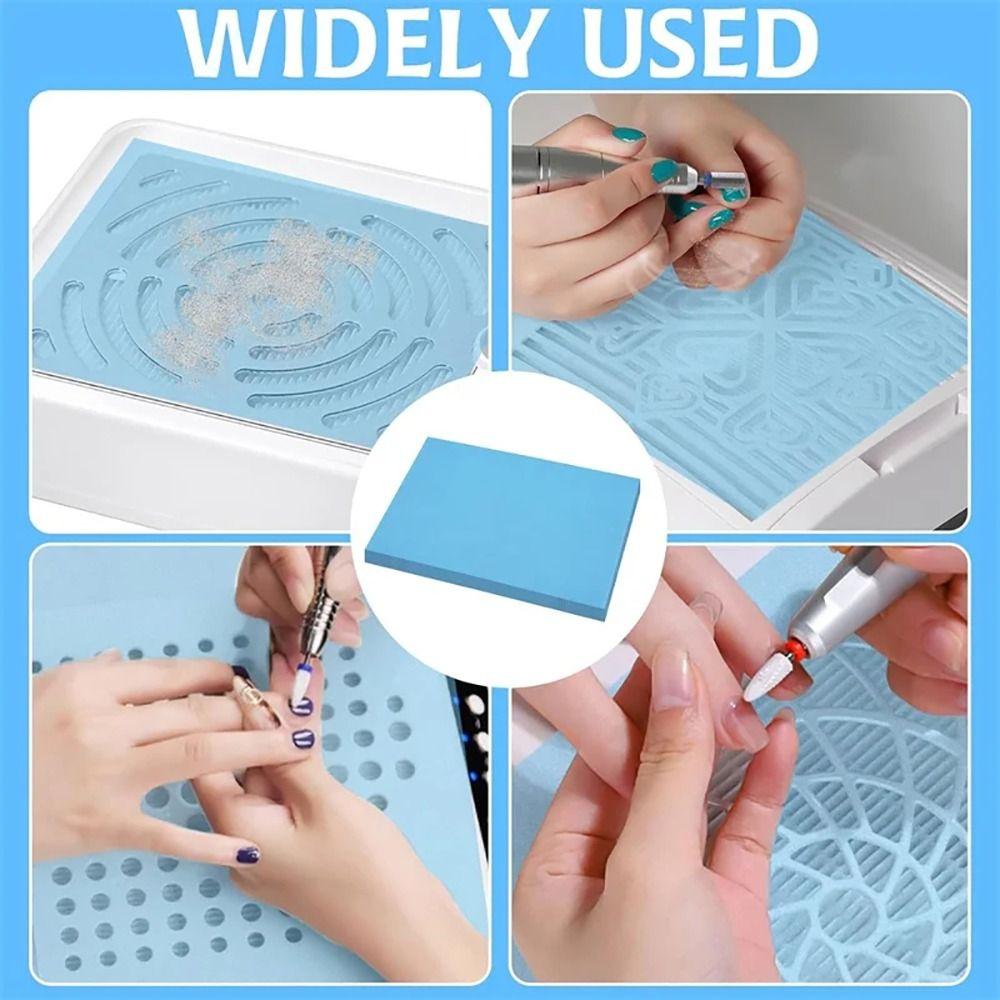 100Pcs Nail Art Vacuum Dust Collector Non-Woven Nail Collector Filter Cloth  Manicure Machine
