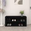 816905 vidaXL Étagère à chaussures Noir 100x35x45 cm Bois d'ingénierie