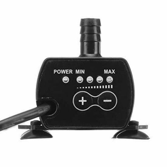 DC12V High Flow Water Pump Submersible Pump Flow Rate Mini Ultra-Quiet Brushless Motor 10W 400L/H Camper Caravan Motorhome Boat