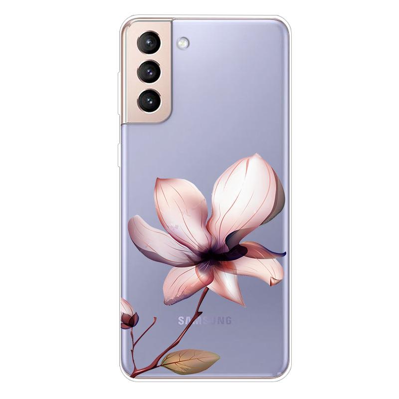 For Samsung S21 FE Case TPU Silicone Soft Clear Case for Samsung Galaxy S 21 / S21 Plus 5G Cover S21 Ultra FE Transparent Coque