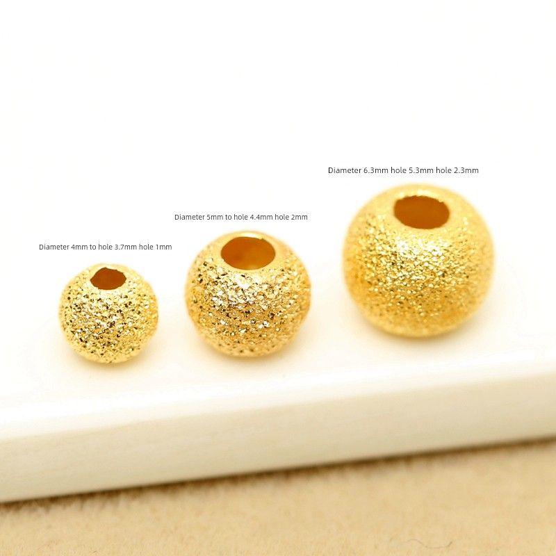 

Сделай сам Матовые круглые бусины Аксессуары Браслет Браслет Античное золото One frosted surface with a diameter of 4mm