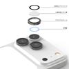 araree CORE MR Camera Lens Protector for iPhone 18 Pro / 18 Pro Max, 9H Tempered Glass and Aluminum Alloy Frame Cover, Scratch Resistant