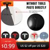 Adesivo de Carro 4 Peças 56mm Calota Central de Roda Tesla Logo Adesivo de Alta Qualidade para Tesla Modelo 3 Y S X Adesivo de Carro Personalizado