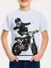 Chlapecké tričko s motorkářem 3D tištěné tričko pro chlapce 2-10 let Krátký rukáv Top pro miminka a děti Letní trendy Street Dětský top