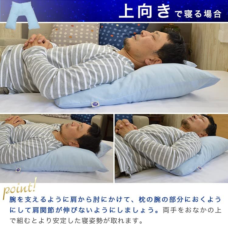 Yes Futonya The Store Manager Who Was Suffering from Shoulder Pain At Night Was Able To Sleep for 5 Hours 50 Shoulders Regular Type Pillow Support