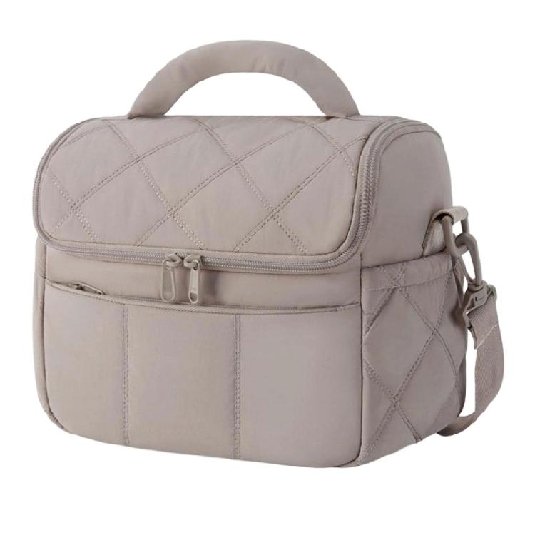 Soft Sided Insulated Food Bag Waterproof Interior Double Carrying Options Practical Tear Resistant Lunch Bag For Adults