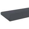 Floating Shelf 2 pcs Anthracite 40 x 8.5 x 2.5 cm Steel